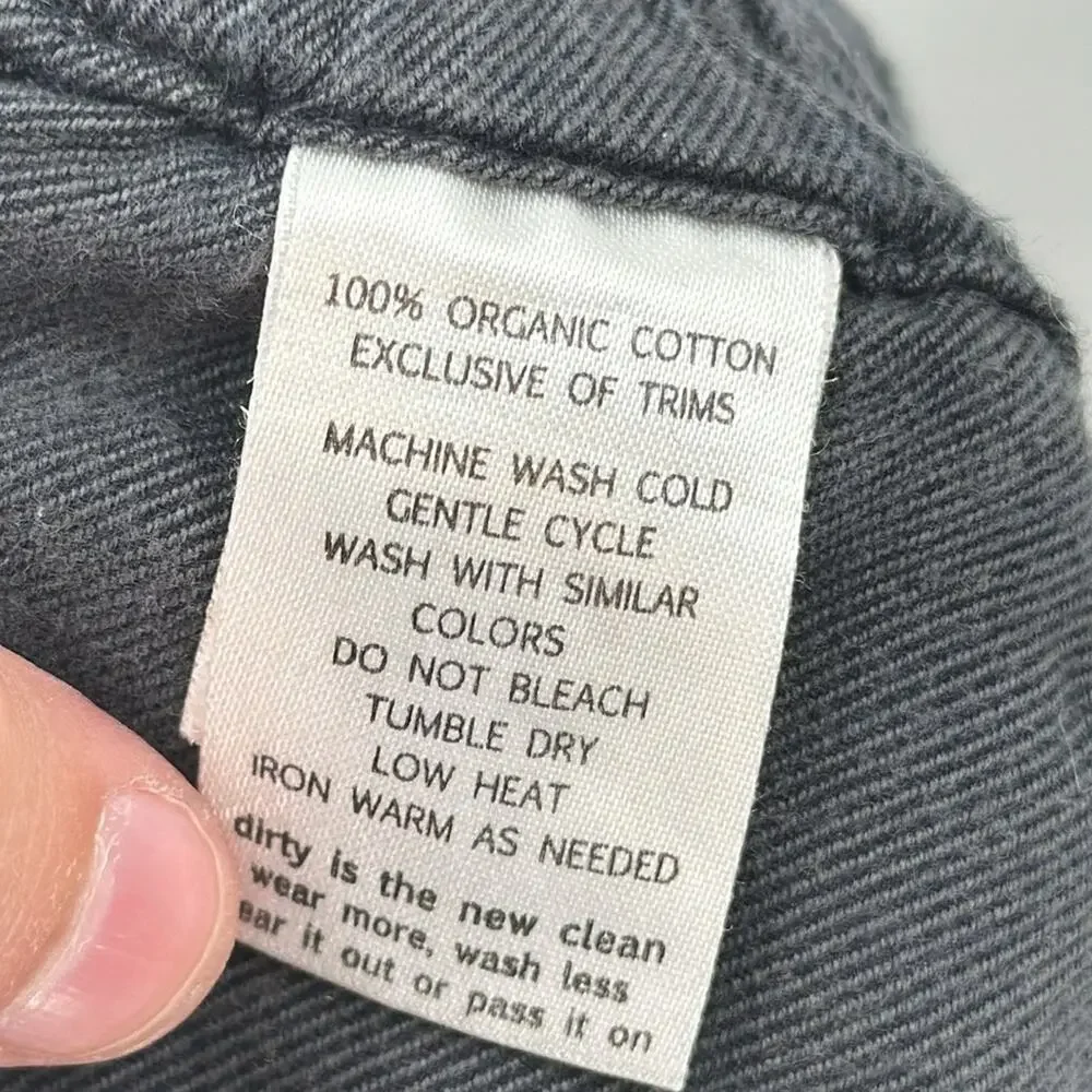 Toad & Co grey organic cotton Levon shorts